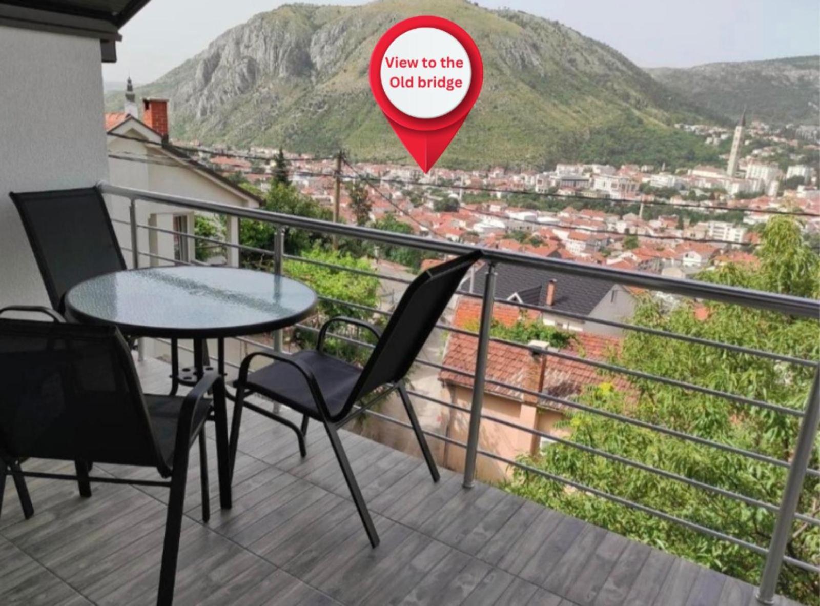 View Of The City - Studio Apartment Mostar Kültér fotó